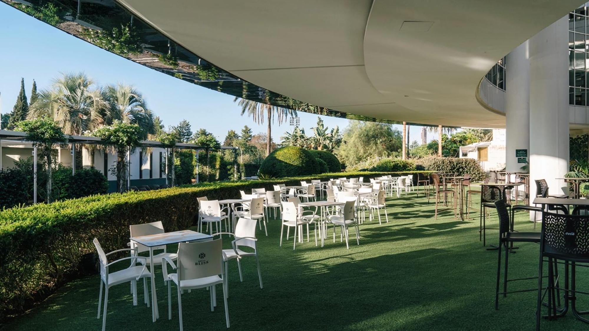 Silken Al-Andalus Palace Sevilla Exterior foto The garden of Bliss